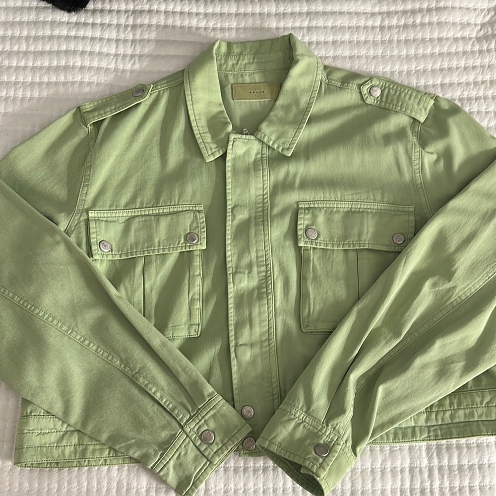 BLANKNYC Cropped Denim Jacket